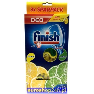 Finish Calgonit zapach do zmywarki Cytryna i Limonka 3x60 cykli