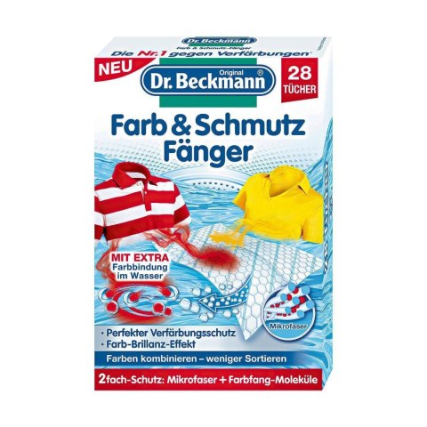 Chusteczki wyłapujące kolor Dr. Beckmann 28szt