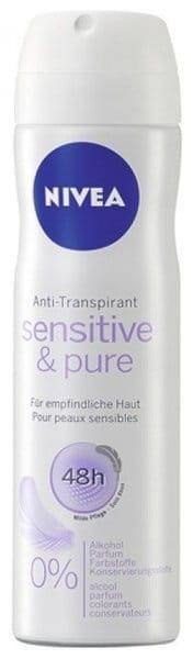 Nivea antyperspirant spray Sensitiv & Pure 150 ml