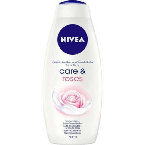 Nivea płyn do kąpieli Care Roses 750 ml