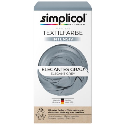 Simplicol Intensiv Barwnik do Tkanin Elegantes-Grau Elegancki Szary