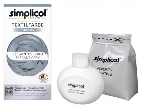 Simplicol Intensiv Barwnik do Tkanin Elegantes-Grau Elegancki Szary