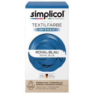 Simplicol Intensiv Barwnik do Tkanin Royal-Blau Błękit Królewski