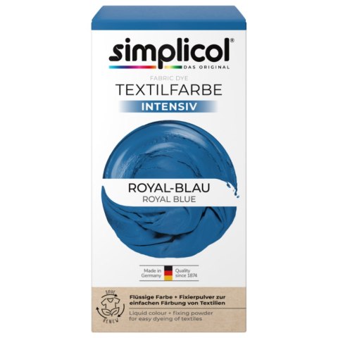Simplicol Intensiv Barwnik do Tkanin Royal-Blau Błękit Królewski