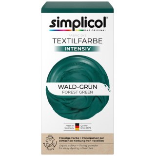 Simplicol Intensiv Barwnik do Tkanin Wald-Grün Leśna Zieleń