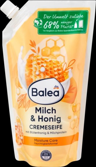 Balea Milch & Honig Mydło w Płynie Worek 500 ml