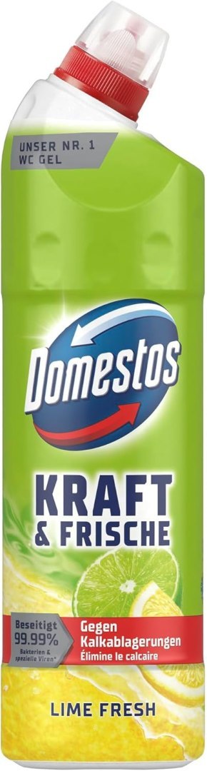 Domestos Kraft & Frische Lime Fresh WC Żel 750 ml