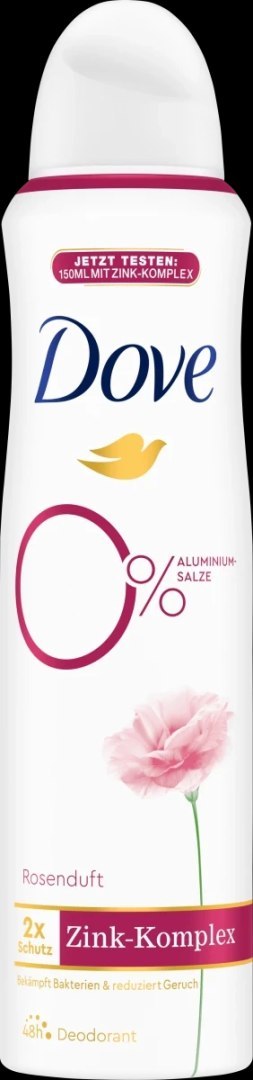 Dove Rosenduft & Zink-Komplex Dezodorant Spray 150 ml