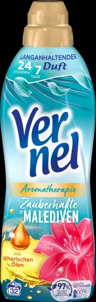 Vernel Aromatherapie Zauberhafte Malediven Płyn do Płukania 32 prania