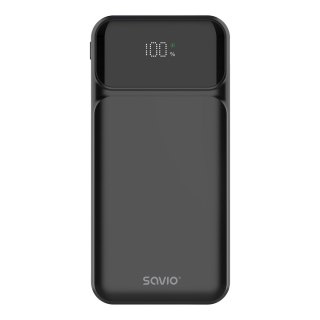 SAVIO POWERBANK 10000 MAH, CZARNY BA-08