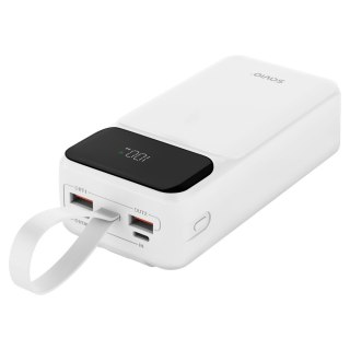 SAVIO POWERBANK 30000 MAH, BIAŁY BA-11