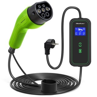 Qoltec Mobilna ładowarka do samochodów EV 2w1 Typ2 3.5kW 230V
