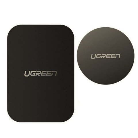 Ugreen płytki metalowe do uchwytów magnetycznych na telefon 2szt. LP123 (czarne)