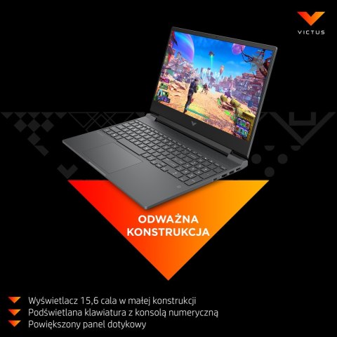 HP Victus 15-fa0999nw i5-12450H 15,6"FHD AG IPS 144Hz 16GB SSD512 RTX 3050_4GB BLKB 70Wh Win11 2Y Mica Silver