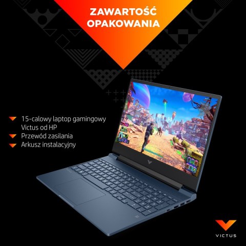 HP Victus 15-fa0999nw i5-12450H 15,6"FHD AG IPS 144Hz 16GB SSD512 RTX 3050_4GB BLKB 70Wh Win11 2Y Mica Silver