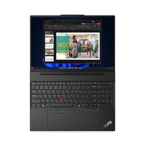 Lenovo ThinkPad E16 G2 Core Ultra 5 125U 16.0"WUXGA IPS 300nits AG 16GB DDR5 SSD512 Arc 57Wh W11Pro 3Y OnSite Graphite Black (WY