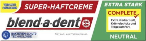 Blend-a-dent Extra Stark Neutral Klej do Protez 47 g