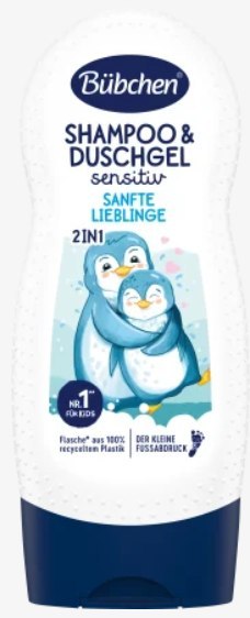 Bübchen Sensitiv 2w1 Szampon i Żel pod Prysznic dla Dzieci 230 ml