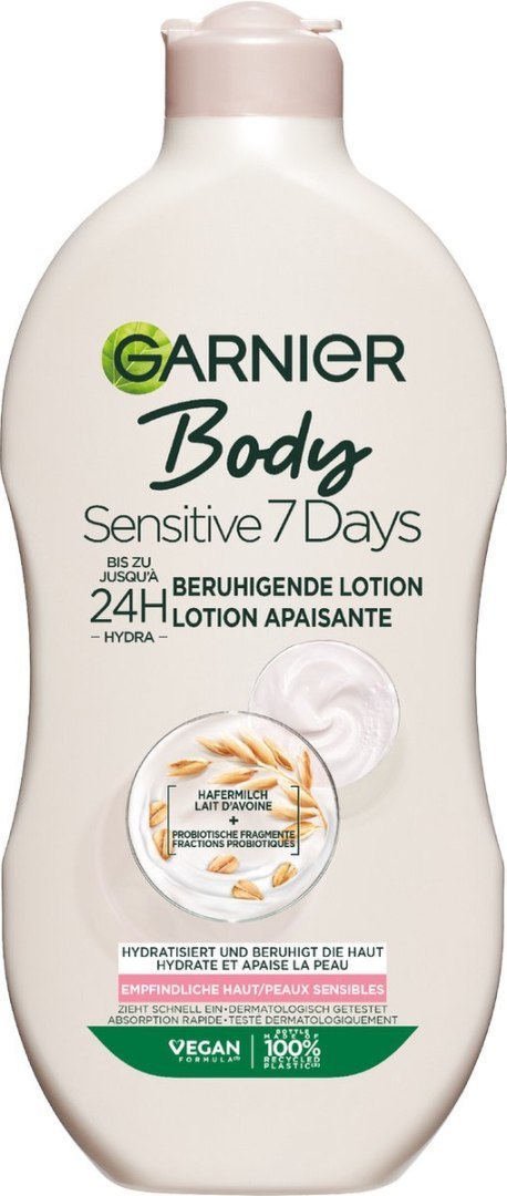 Garnier Body Sensitive 7 days Milk & Hafermilch Balsam do Ciała 400 ml