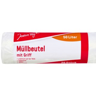 Jeden Tag Worki na Śmieci z Uchwytem 50 l 20 szt.