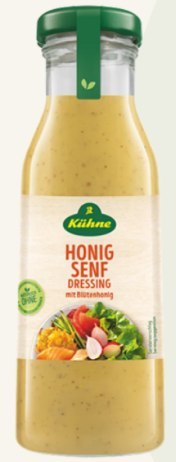 Kühne Honig & Senf Sos 250 ml