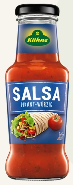 Kühne Salsa Pikant-Würzig Sos 250 ml