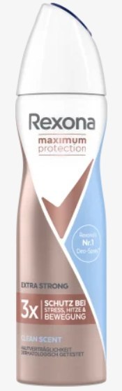 Rexona Maximum Protection Clean Scent Antitranspirant Spray 150 ml