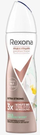 Rexona Maximum Protection Lime & Waterlily Antitranspirant Spray 150 ml