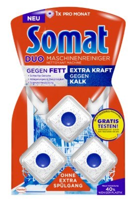 Somat Duo Tabletki do Czyszczenia Zmywarki 3 x 19 g