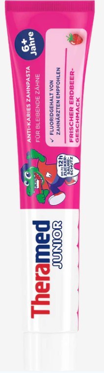 Theramed Junior Truskawkowa Pasta do Zębów 6+ 75 ml