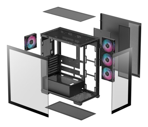 Obudowa DeepCool CG580 4F czarna