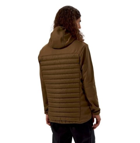 Kurtka hybrydowa męska Berghaus Vaskye Hooded Hybrid Jacket roz. M brązowa