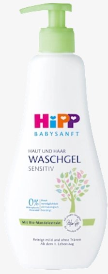 Hipp Babysanft Sensitiv Żel i Szampon do Mycia Niemowląt 400 ml