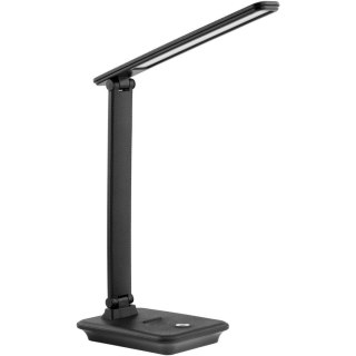 MACLEAN LAMPKA BIURKOWA LED, MAX. 9W, 220-240V AC, MOŻLIWOŚĆ ZMIANY BARWY, ŚCIEMNIALNA, 450LM MCE614 B