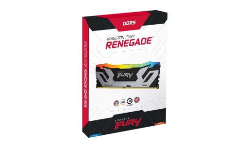 KINGSTON DDR5 48GB 8400MT/s CL40 CUDIMM (Kit of 2) FURY Renegade RGB Silver XMP