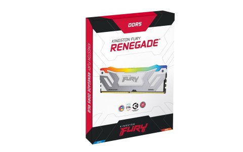KINGSTON DDR5 48GB 8400MT/s CL40 CUDIMM (Kit of 2) FURY Renegade RGB White XMP
