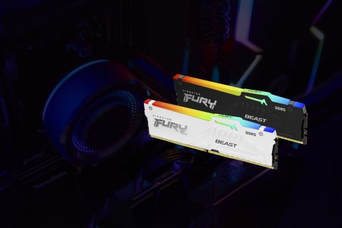 Kingston FURY DDR5 64GB (4x16GB) 5600MHz CL40 Beast White RGB