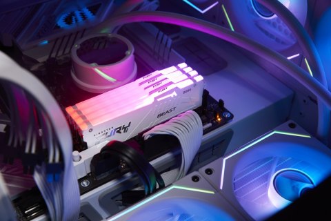 Kingston FURY DDR5 64GB (4x16GB) 5600MHz CL40 Beast White RGB