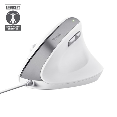 Mysz Trust BAYO II ERGONOMIC White