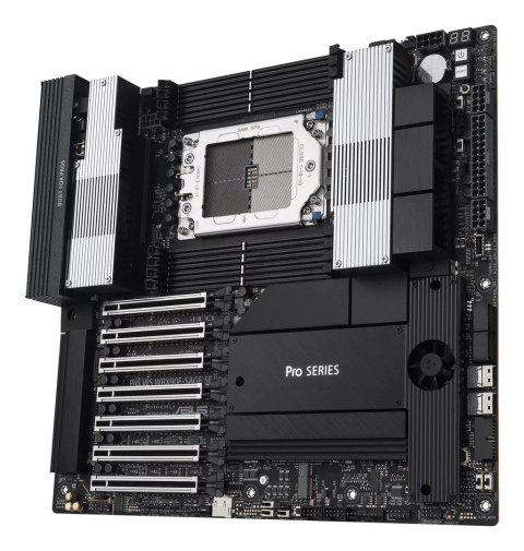 ASUS PRO WS WRX90E-SAGE SE AMD WRX90 Threadripper PRO, 2 x Intel X7100-AT2 dual 10Gb + 1x RTL8211F 1Gb/ USB 3.2 Gen2 x6, 7 x PCI