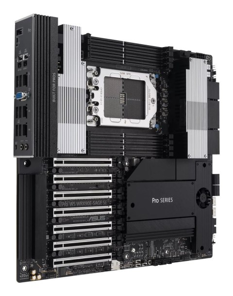 ASUS PRO WS WRX90E-SAGE SE AMD WRX90 Threadripper PRO, 2 x Intel X7100-AT2 dual 10Gb + 1x RTL8211F 1Gb/ USB 3.2 Gen2 x6, 7 x PCI
