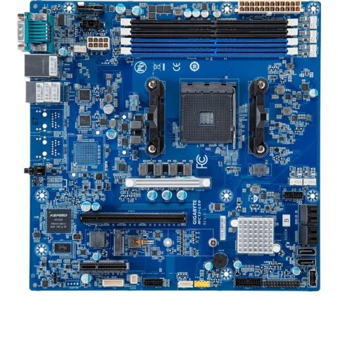 Płyta główna Gigabyte MC12-LE0 1x AM4 AMD Ryzen 3000/4000/5000 B550 (4xDIMM, 6x SATA, 1xM.2, 2x1Gbe, mATX)