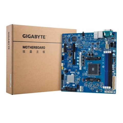 Płyta główna Gigabyte MC12-LE0 1x AM4 AMD Ryzen 3000/4000/5000 B550 (4xDIMM, 6x SATA, 1xM.2, 2x1Gbe, mATX)
