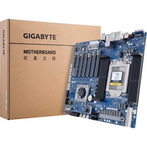 Płyta główna Gigabyte MC62-G40 1x sWRX80 AMD Ryzen Threadripper PRO 5000/3000 WRX80 (8xDIMM, 4x SATA, 2xM.2, 2x10Gbe,1x1Gbe, 7xP