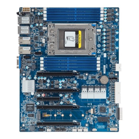 Płyta główna Gigabyte MZ01-CE0 1x SP3 AMD Epyc 7003 SoC (8x DIMM, 4x SlimSAS (16x SATA) 1xM.2, 2x10Gbe, 2x1Gbe, IPMI, ATX)
