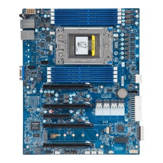 Płyta główna Gigabyte MZ01-CE1 1x SP3 AMD Epyc 7003 SoC (8x DIMM, 4x SlimSAS (16x SATA), 1xM.2, 2x1Gbe, IPMI, ATX)