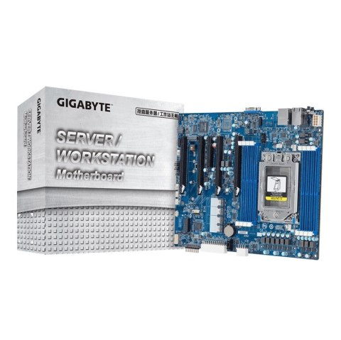 Płyta główna Gigabyte MZ01-CE1 1x SP3 AMD Epyc 7003 SoC (8x DIMM, 4x SlimSAS (16x SATA), 1xM.2, 2x1Gbe, IPMI, ATX)