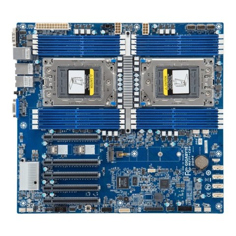 Płyta główna Gigabyte MZ71-CE0 2x SP3 AMD Epyc 7002 SoC (16x DIMM, 5x SlimSAS, 1xM.2, 2x10Gbe, IPMI, E-ATX)
