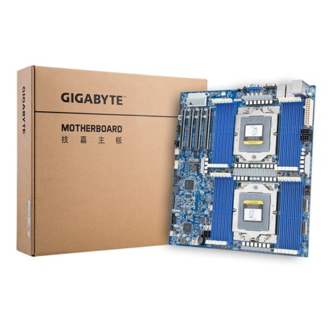 Płyta główna Gigabyte MZ73-LM0 2x SP5 AMD Epyc 9004 Soc (24x DIMM, 2x MCIO 8i, 1x SlimSAS (4x SATA), 1xM.2, 2x10Gbe, IPMI, E-ATX