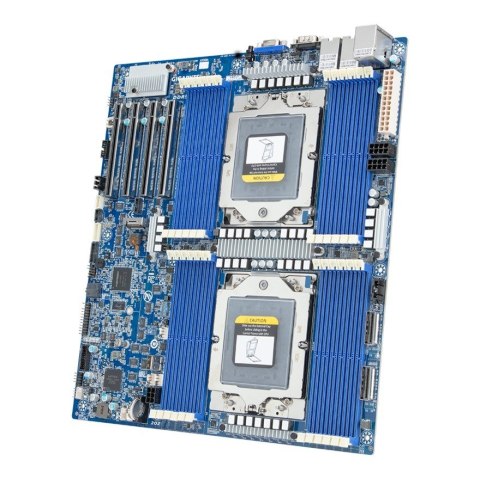 Płyta główna Gigabyte MZ73-LM0 2x SP5 AMD Epyc 9004 Soc (24x DIMM, 2x MCIO 8i, 1x SlimSAS (4x SATA), 1xM.2, 2x10Gbe, IPMI, E-ATX
